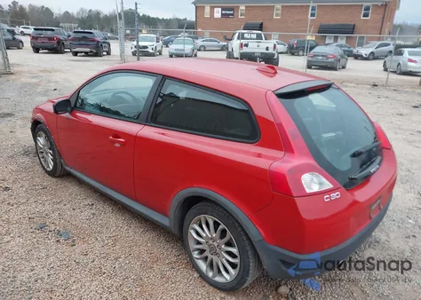 2008 Volvo C30 T5 R-Design/T5 Version 1.0/T5 Version 2.0 из США, поврежденный, VIN YV1MK672582059643